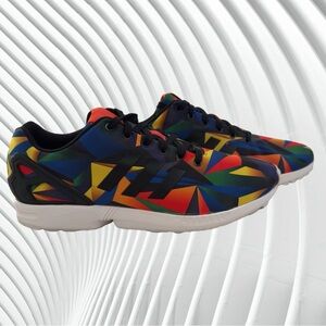 Adidas ORIGINAL ZX FLUX Torsion Sneakers Prism MENS US 13